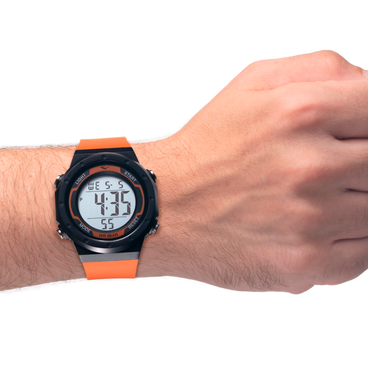 Relógio de Pulso Everlast Digital Masculino Laranja E753