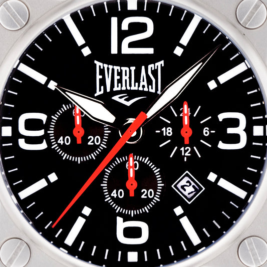 Relógio de Pulso Everlast Quadrado Cronógrafo E036