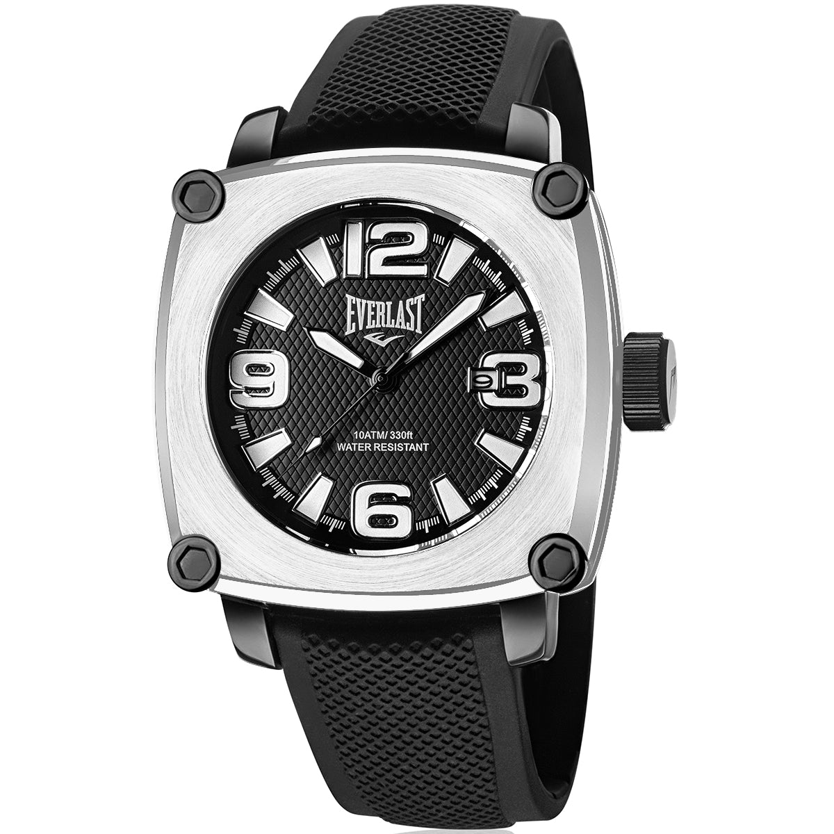 Relógio de Pulso Everlast Masculino Preto Calendário E109