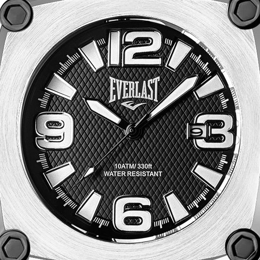 Relógio de Pulso Everlast Masculino Preto Calendário E109