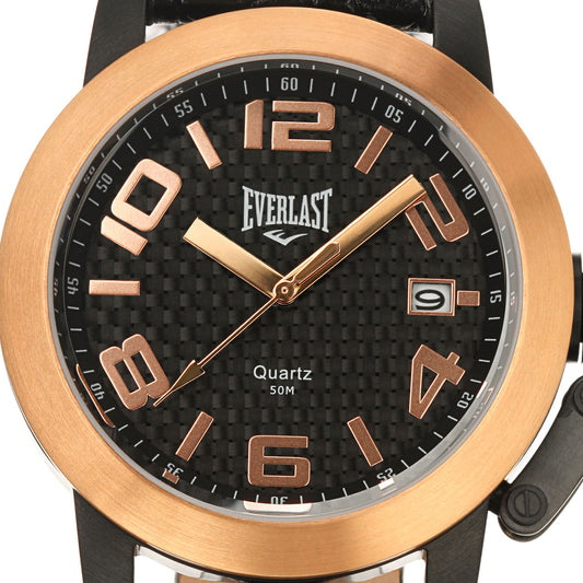 Relógio de Pulso Everlast Masculino Preto Calendário E130