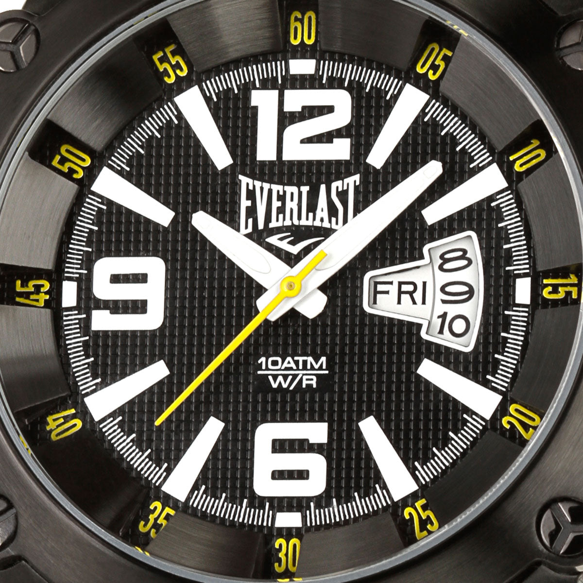 Relógio de Pulso Everlast Masculino Preto Calendário E20530P