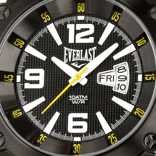 Relógio Masculino Everlast Analógico com Pulseira Preta E20530P