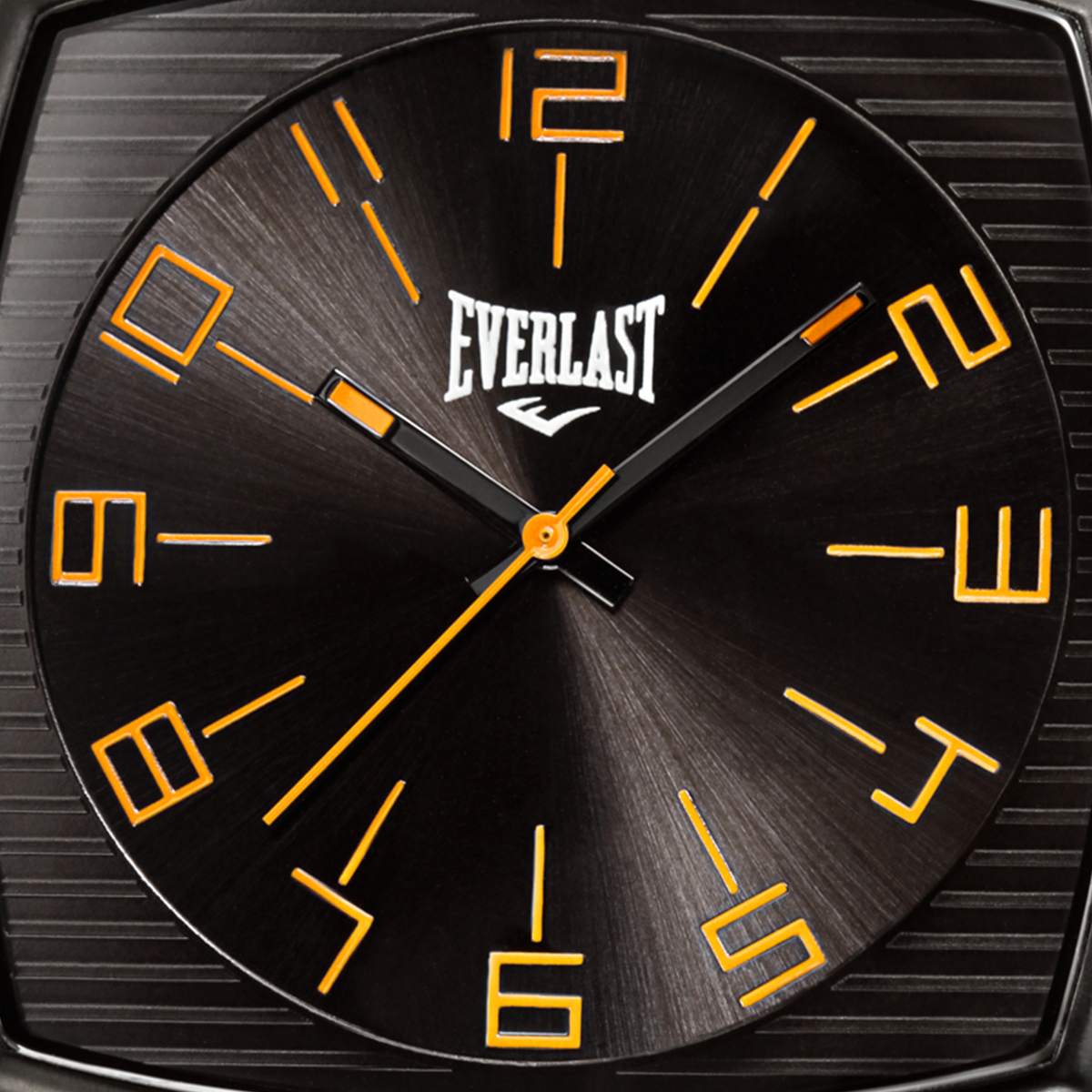 Relógio de Pulso Everlast Masculino Pulseira Couro Preto E209