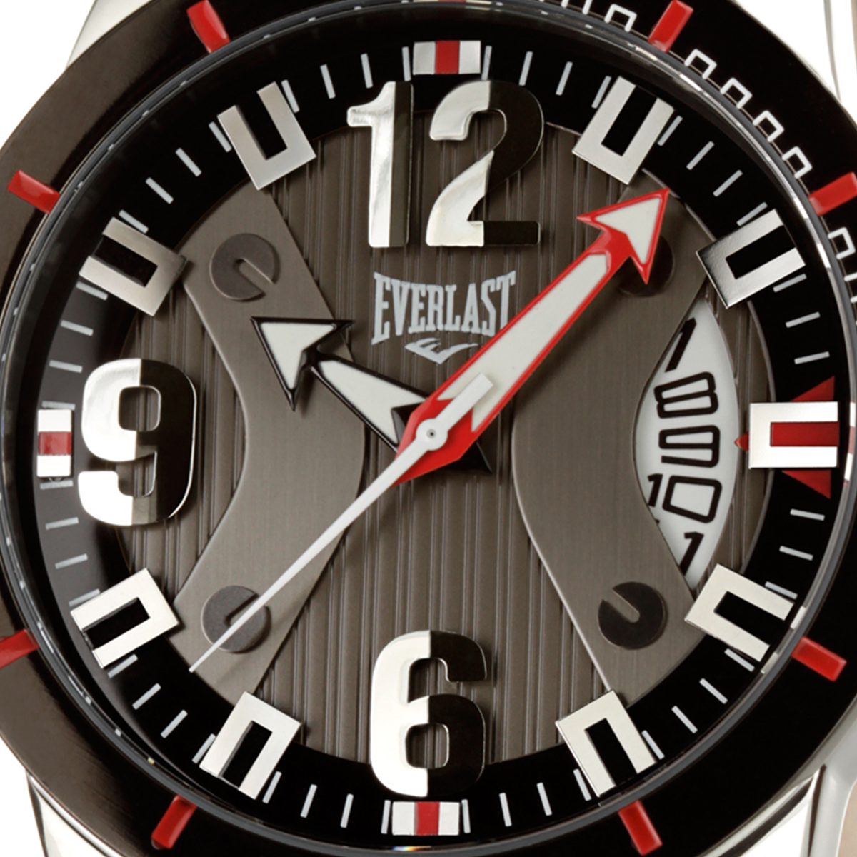 Relógio de Pulso Everlast Masculino Preto Calendário E227