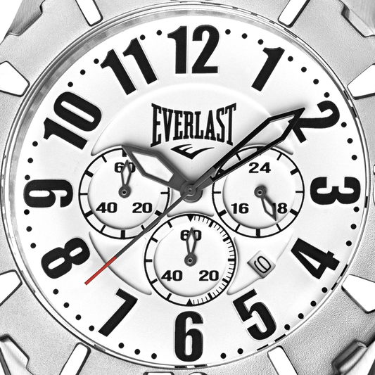 Relógio de Pulso Everlast Masculino Pulseira Silicone Preto Calendário E2551