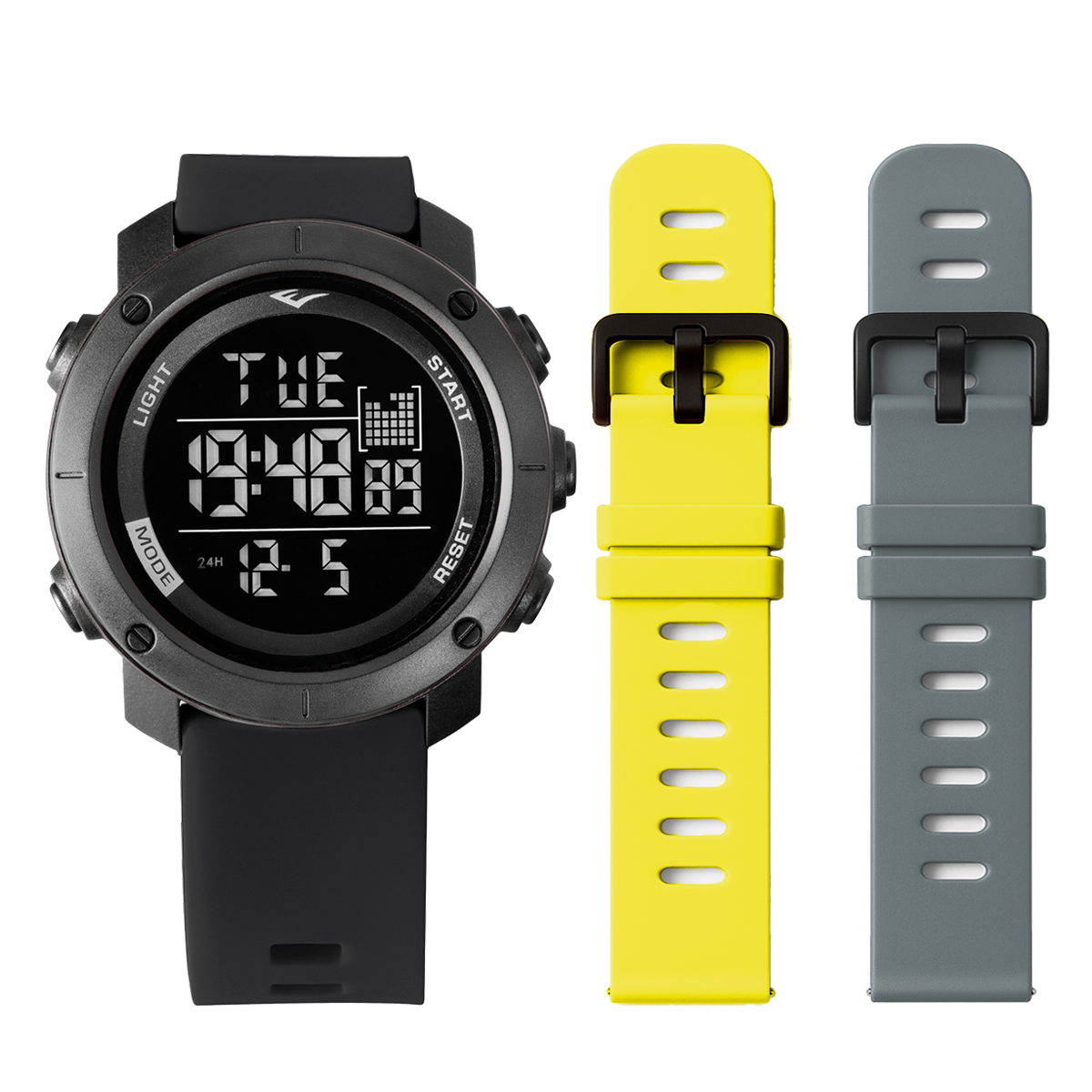 Relógio de Pulso Everlast Digital Kit 2 Pulseiras E303-29F