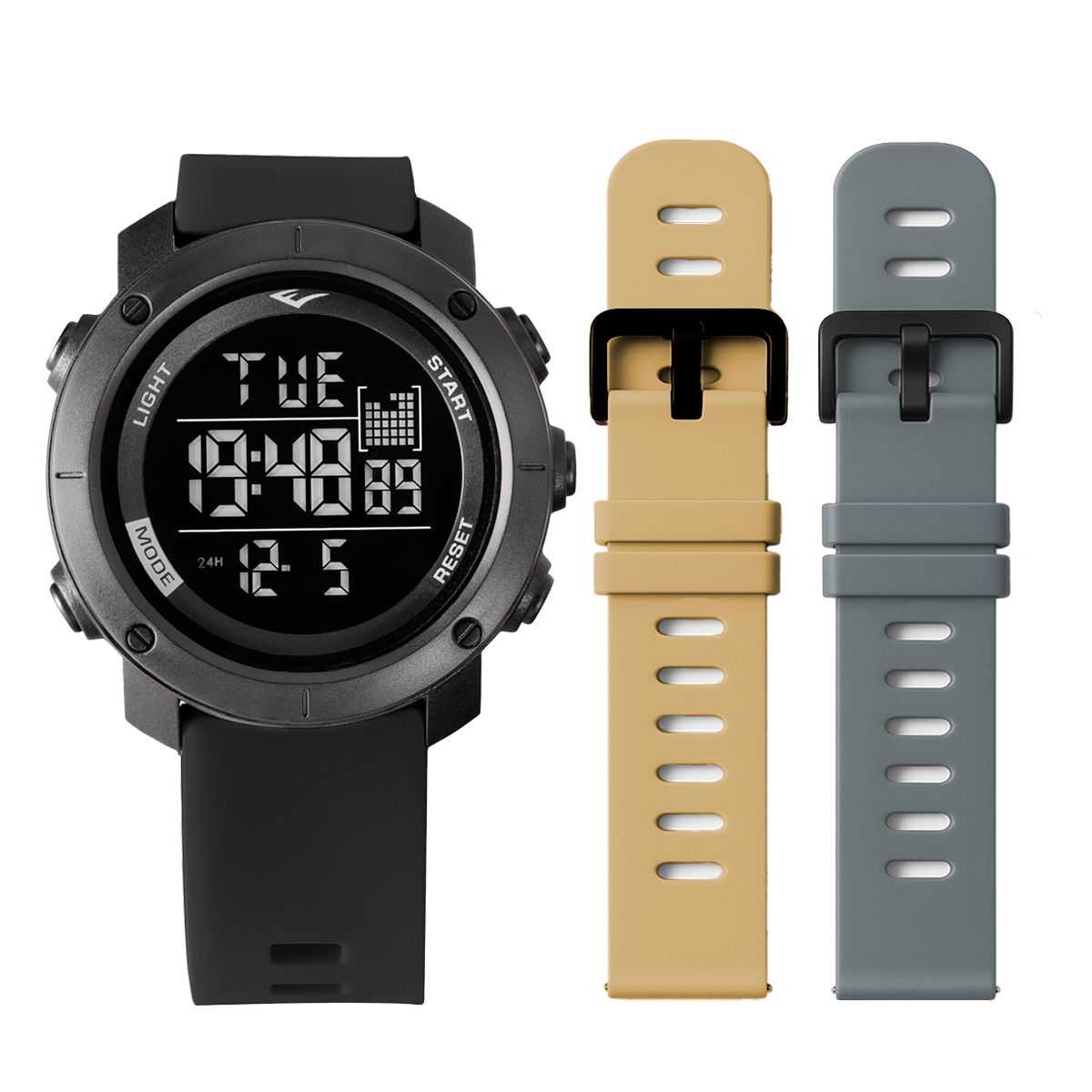Relógio de Pulso Everlast Digital Kit 2 Pulseiras E303-29O