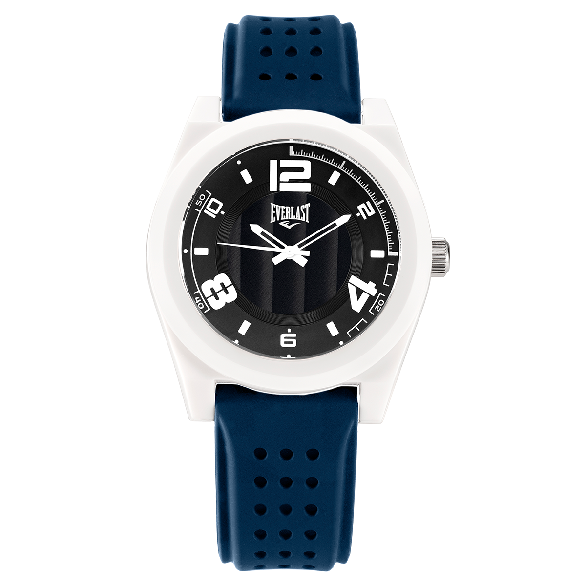 Relógio de Pulso Everlast Analógico Pulseira Silicone Azul Marinho E37110