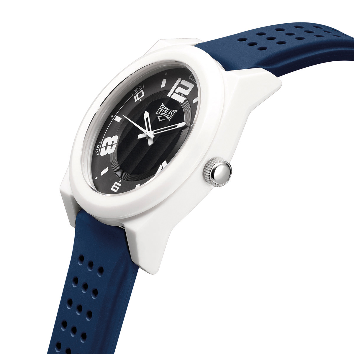 Relógio de Pulso Everlast Analógico Pulseira Silicone Azul Marinho E37110