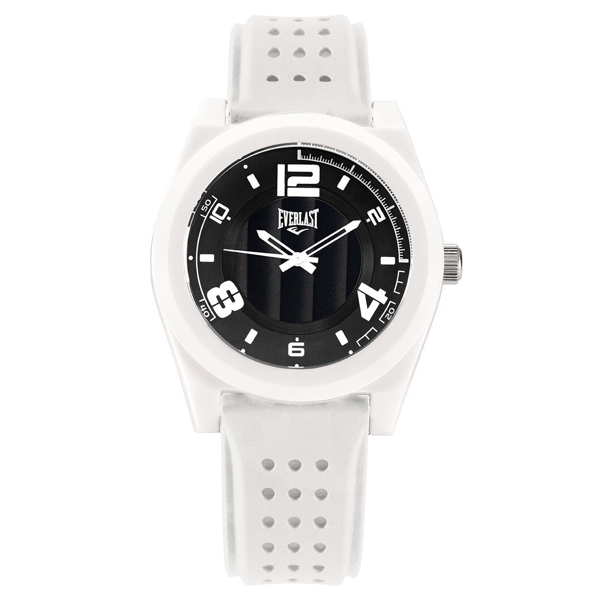 Relógio de Pulso Everlast Analógico Pulseira Silicone Cinza E37111