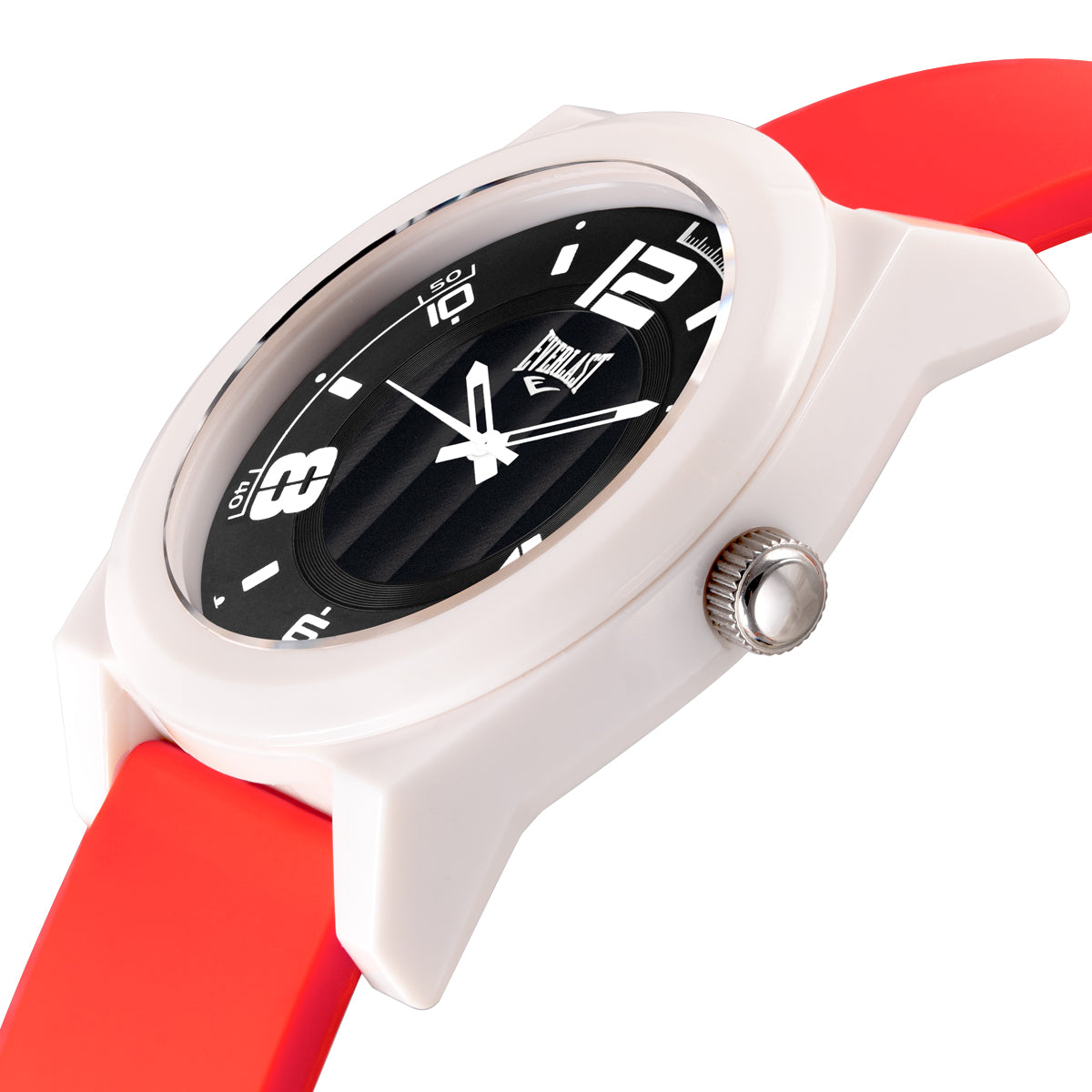 Relógio de Pulso Everlast Analógico Pulseira Silicone Vermelho E3714