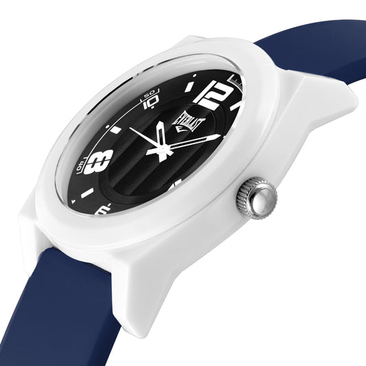 Relógio de Pulso Everlast Analógico Pulseira Silicone Azul Marinho E3718