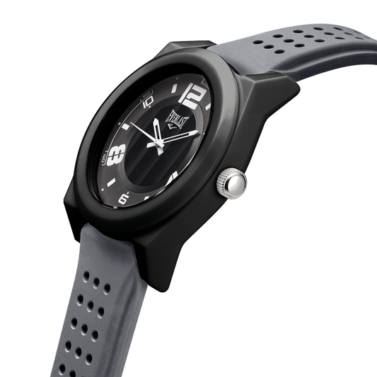 Relógio de Pulso Everlast Analógico Pulseira Silicone Cinza E37212