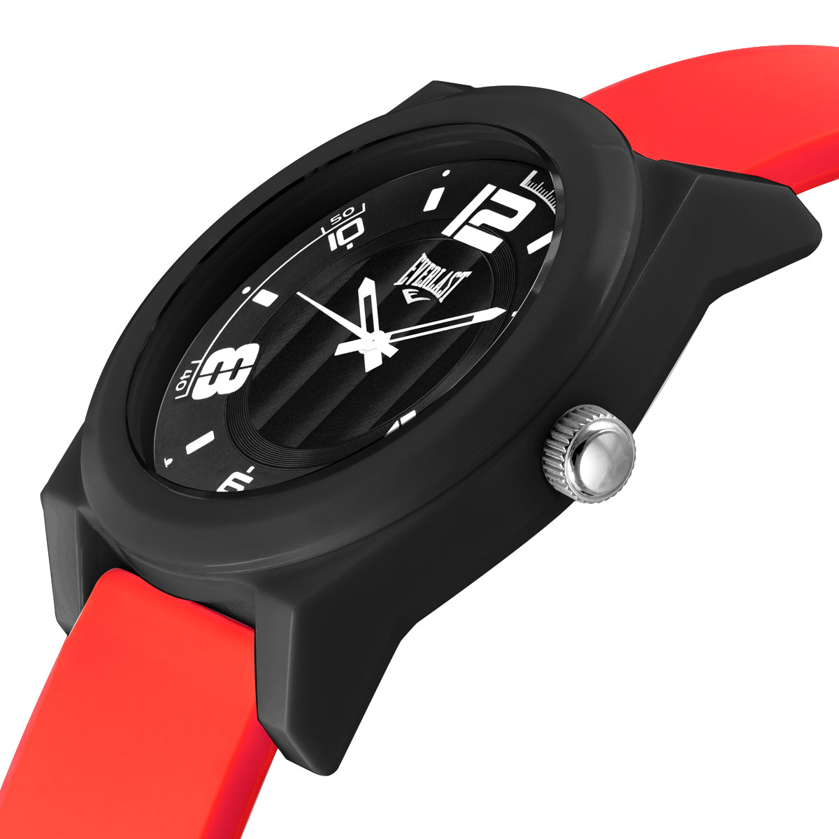 Relógio de Pulso Everlast Analógico Pulseira Silicone Vermelho E3724