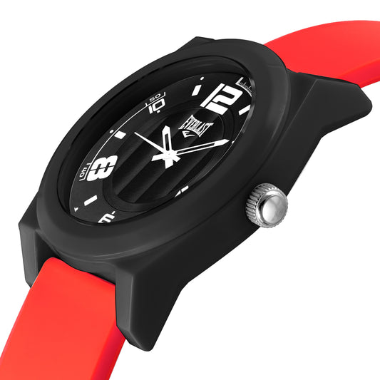 Relógio de Pulso Everlast Analógico Pulseira Silicone Vermelho E3724