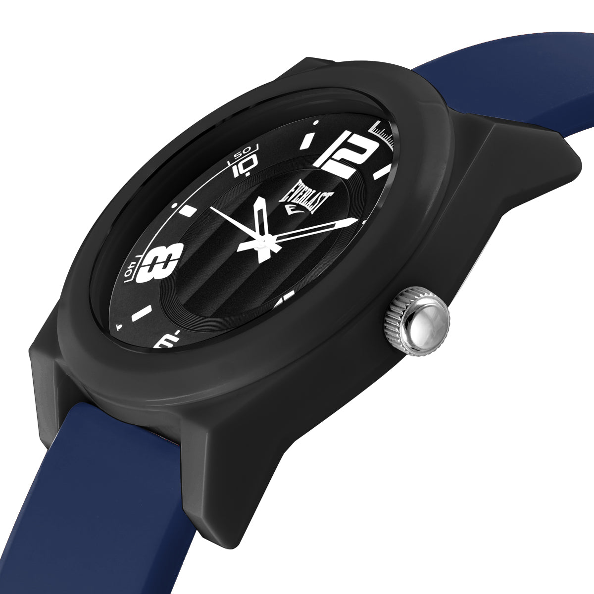 Relógio de Pulso Everlast Analógico Pulseira Silicone Azul Marinho E3728
