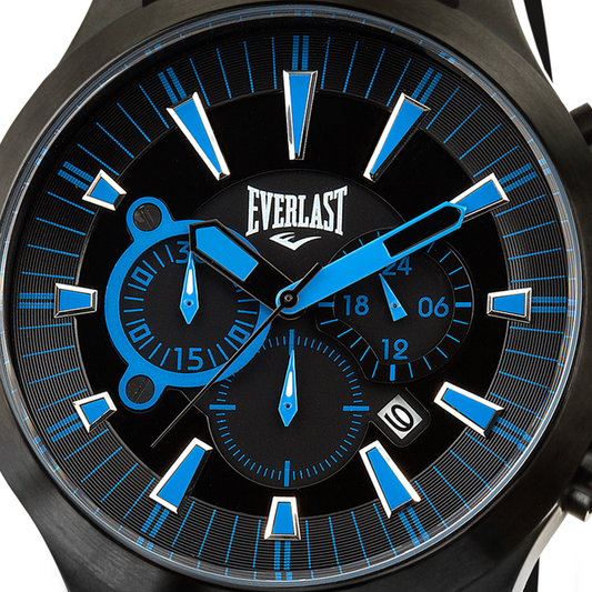 Relógio de Pulso Everlast Masculino Pulseira Silicone Cronógrafo E38830