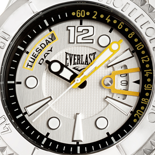 Relógio de Pulso Everlast Masculino Pulseira Silicone Preto Calendário E39130