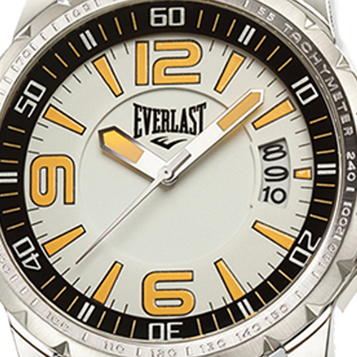 Relógio Everlast Masculino Silicone Preto Calendário E39530
