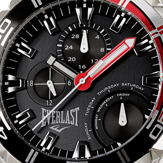 Relógio de Pulso Everlast Masculino Prateado E402