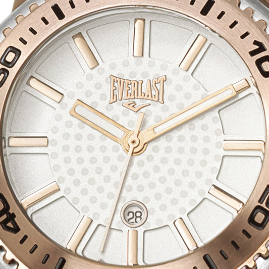 Relógio de Pulso Everlast Feminino Pulseira Branco Calendário E454