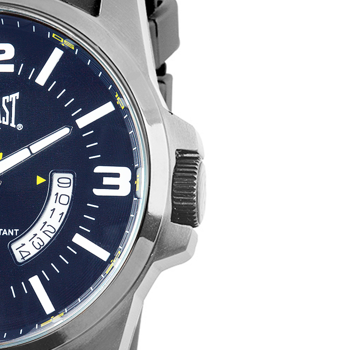 Relógio de Pulso Everlast Masculino Pulseira Silicone Preto Calendário E484
