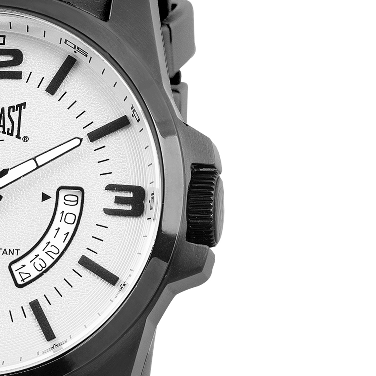Relógio de Pulso Everlast Masculino Pulseira Silicone Preto Calendário E487