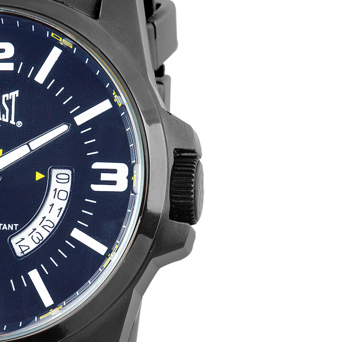 Relógio de Pulso Everlast Masculino Pulseira Silicone Preto Calendário E488