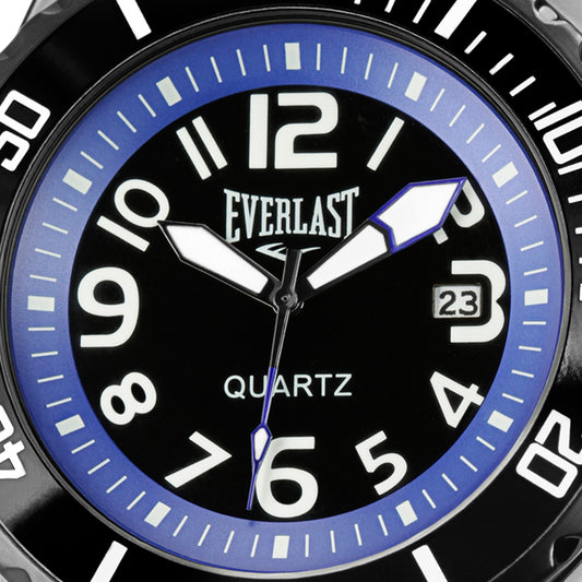 Relógio de Pulso Everlast Calendário Preto E513P