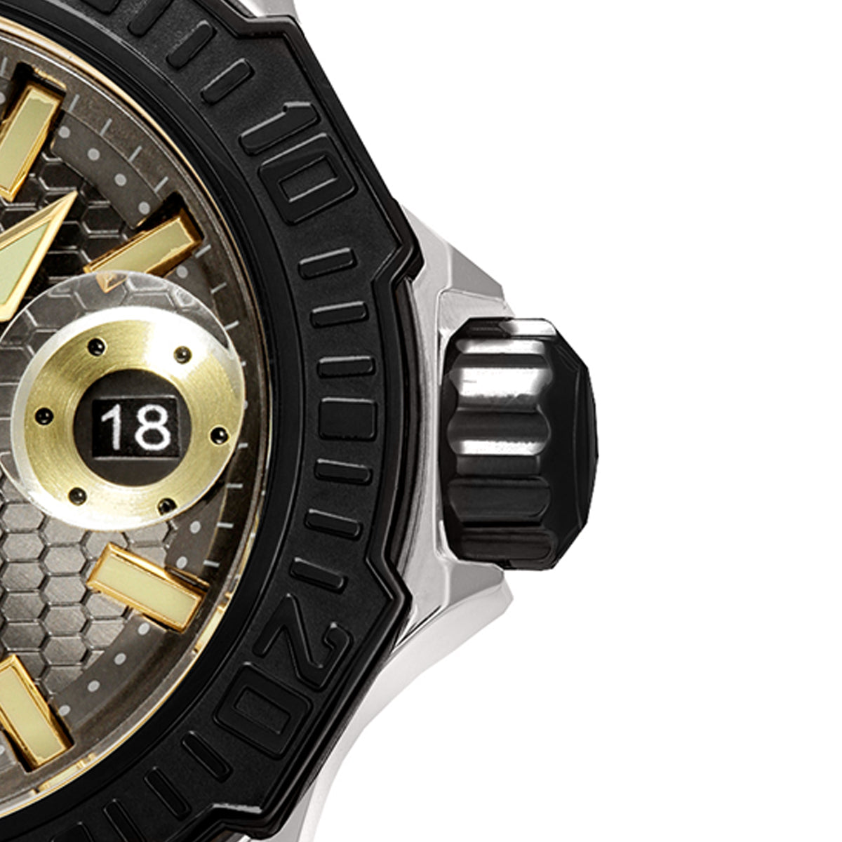 Relógio de Pulso Everlast Masculino Preto Calendário E578