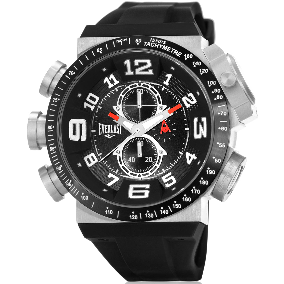 Relógio de Pulso Everlast Masculino Preto Bússola E607