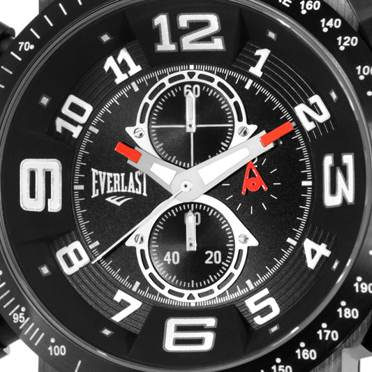 Relógio de Pulso Analógico Everlast Masculino Preto Bússola E608