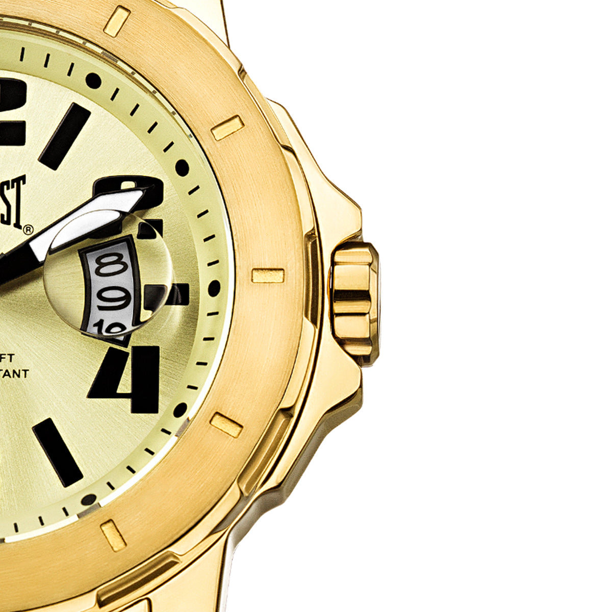 Relógio de Pulso Everlast Masculino Dourado Calendário E644