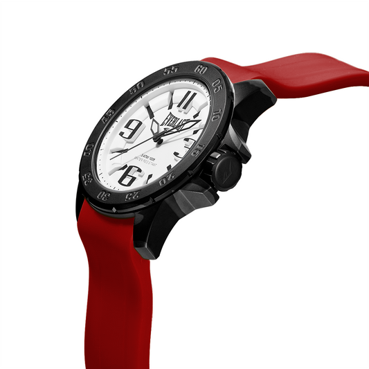Relógio de Pulso Everlast Masculino Pulseira Silicone Vermelho E6954