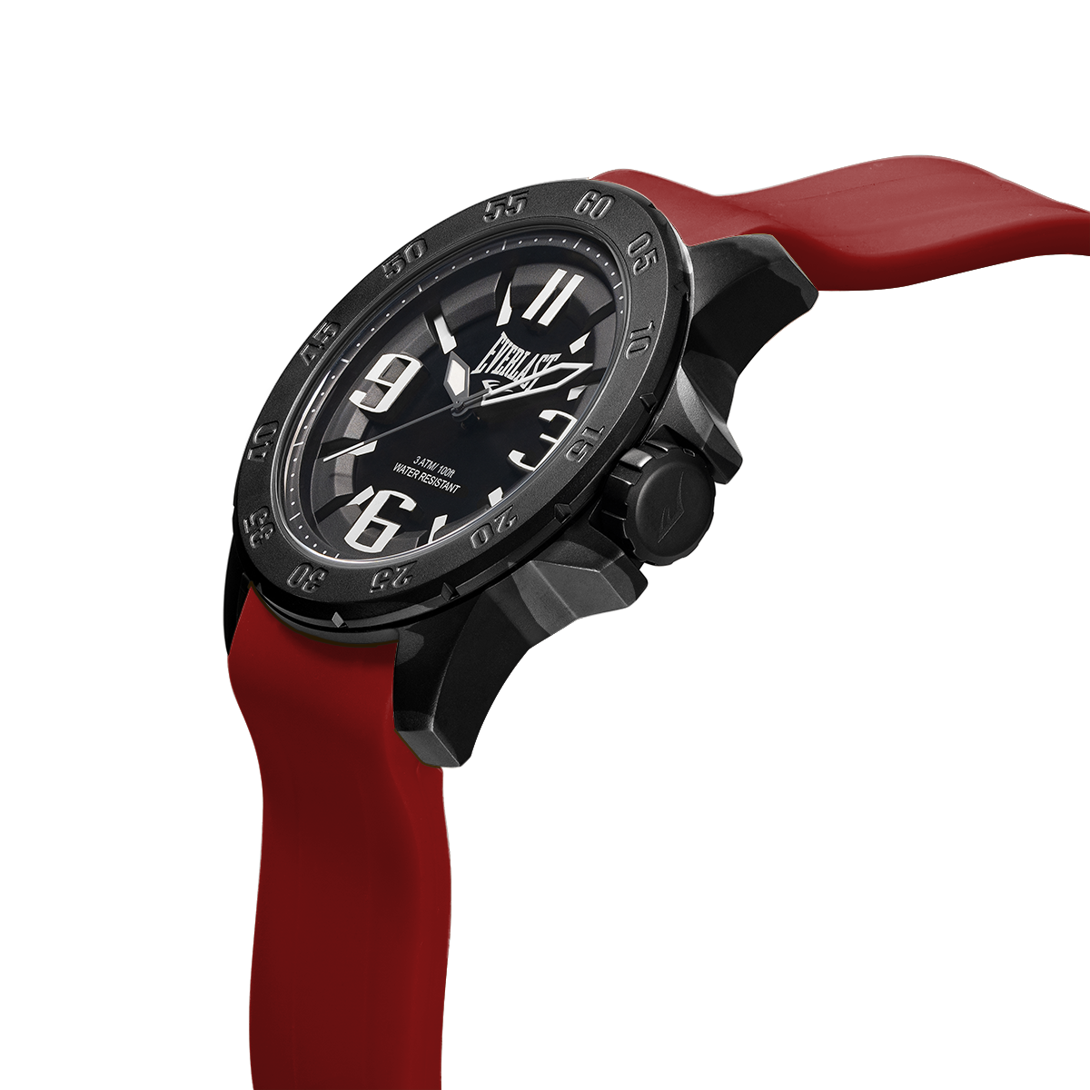 Relógio de Pulso Everlast Masculino Pulseira Silicone Vermelho E6964