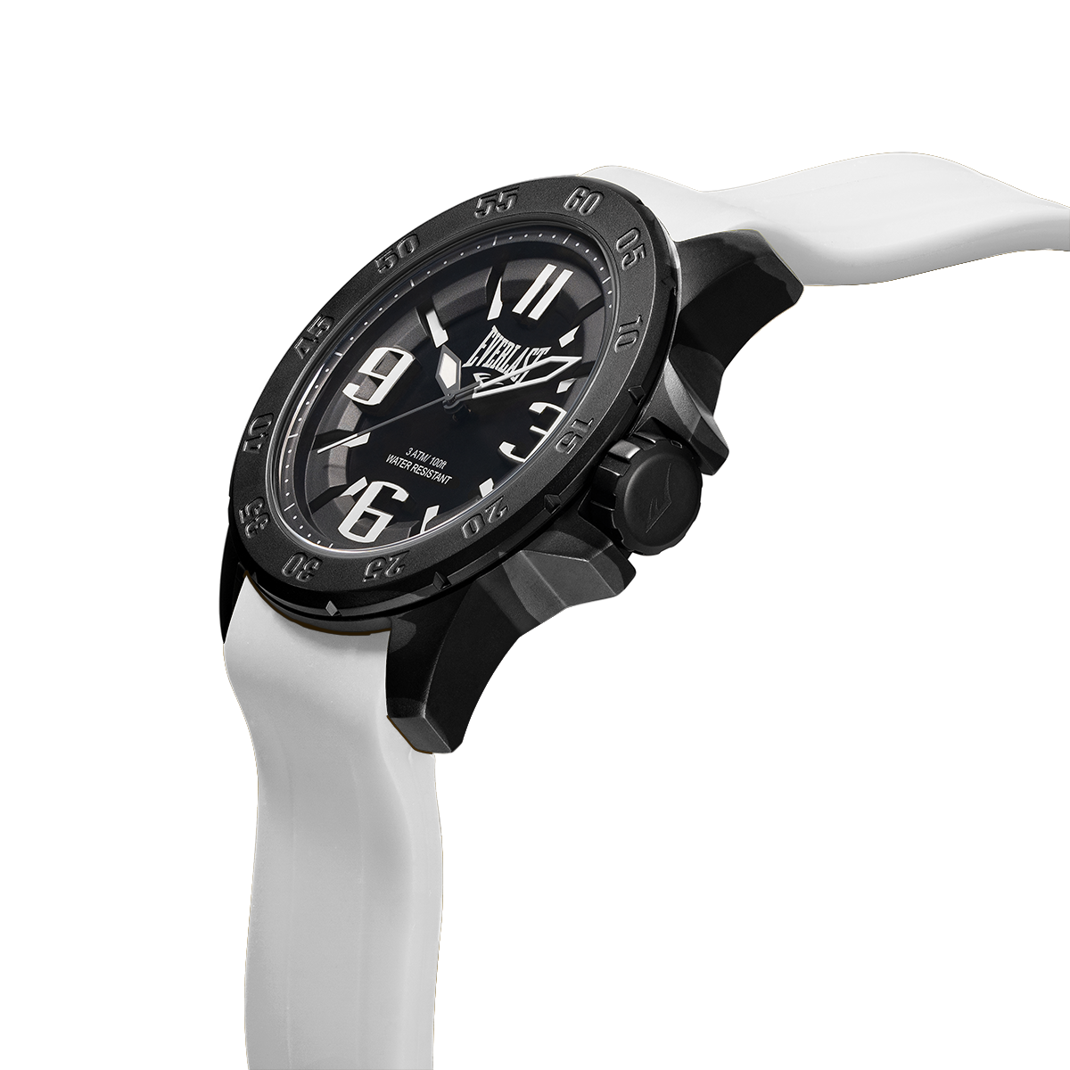 Relógio de Pulso Everlast Masculino Pulseira Silicone Branco E6965