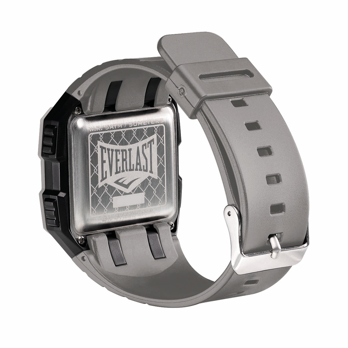 Relógio de Pulso Everlast Digital Retangular Cinza E730