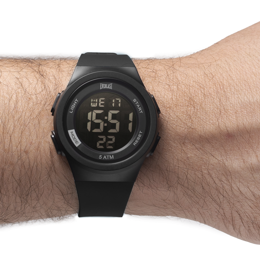 Relógio de Pulso Everlast Digital Unissex Kit 2 Pulseiras E73902