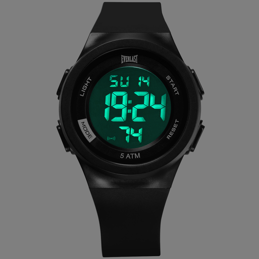 Relógio de Pulso Everlast Digital Unissex Kit 2 Pulseiras E73905
