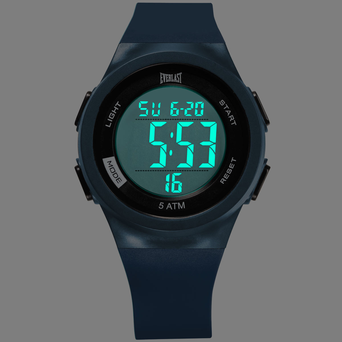 Relógio de Pulso Everlast Digital Unissex Azul E740