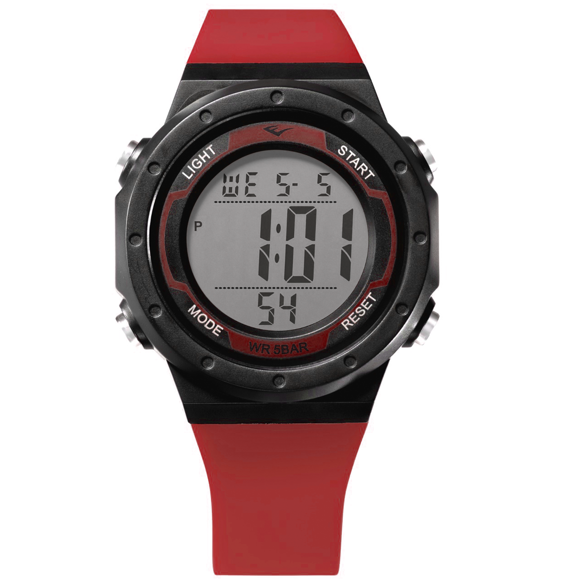 Relógio Everlast Digital Kit 1 Pulseira Extra E75201