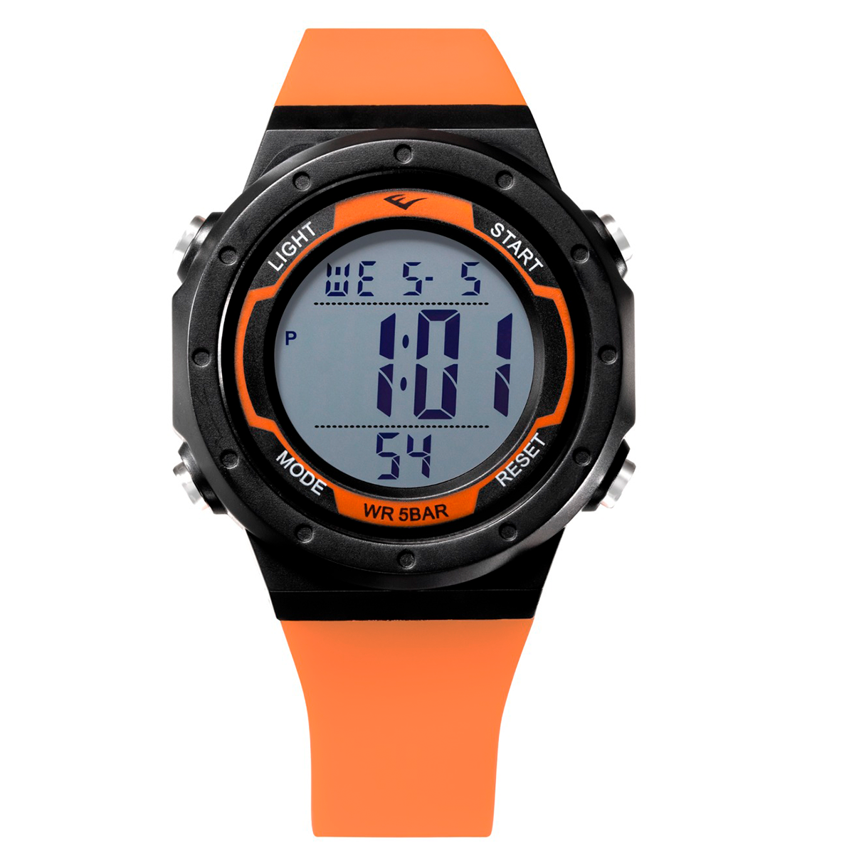 Relógio de Pulso Everlast Digital Masculino Laranja E753