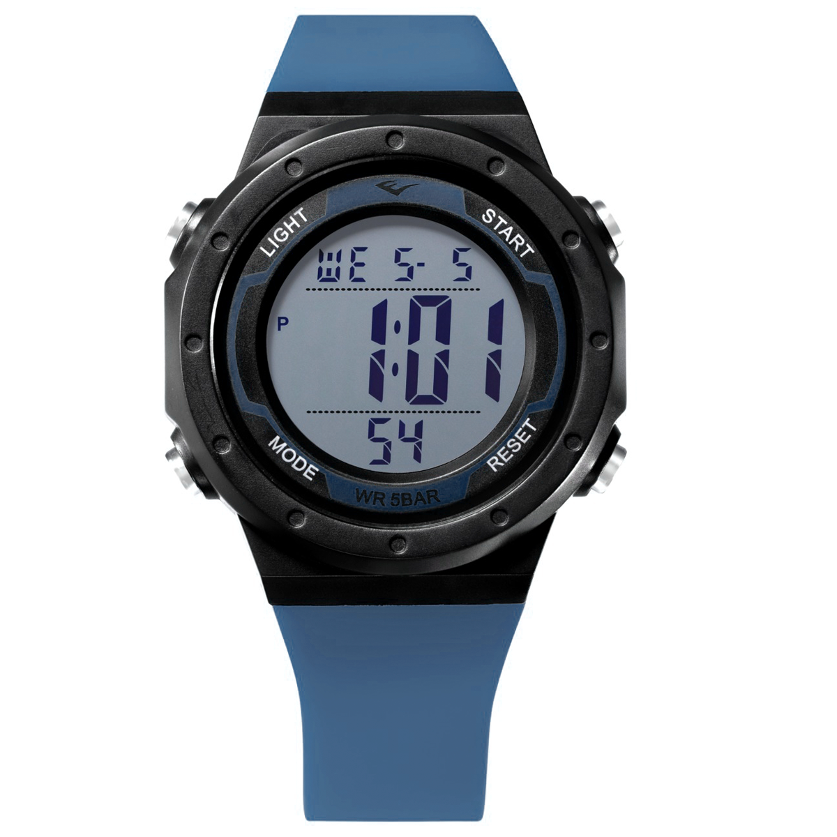 Relógio de Pulso Everlast Digital Masculino Azul Claro E751