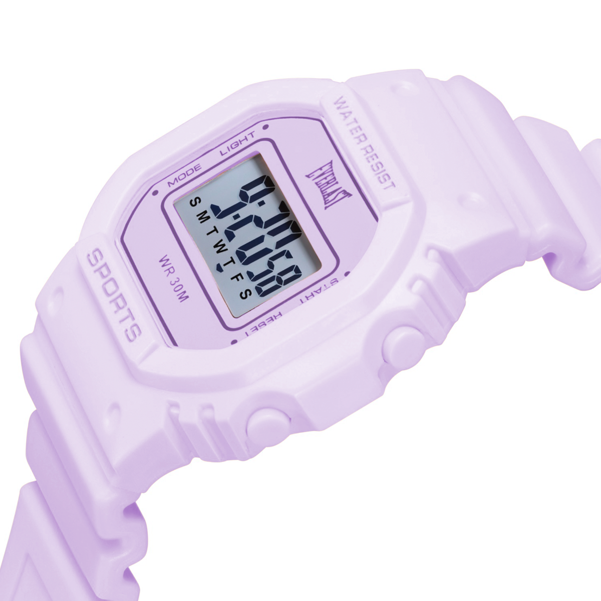 Relógio de Pulso Everlast Digital Quadrado Unissex Rosa E760