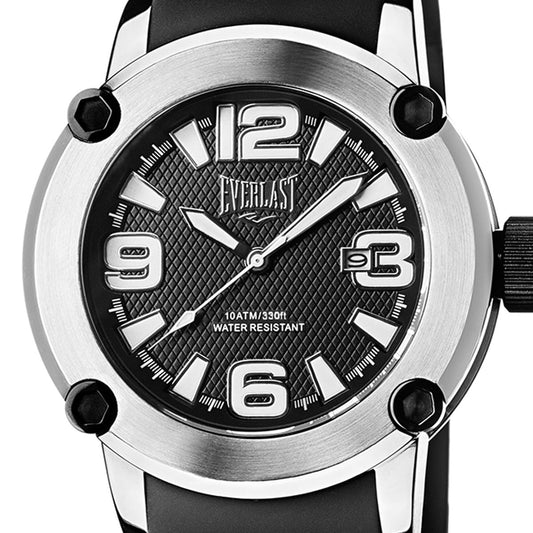 Relógio de Pulso Everlast Masculino Silicone Calendário E10430