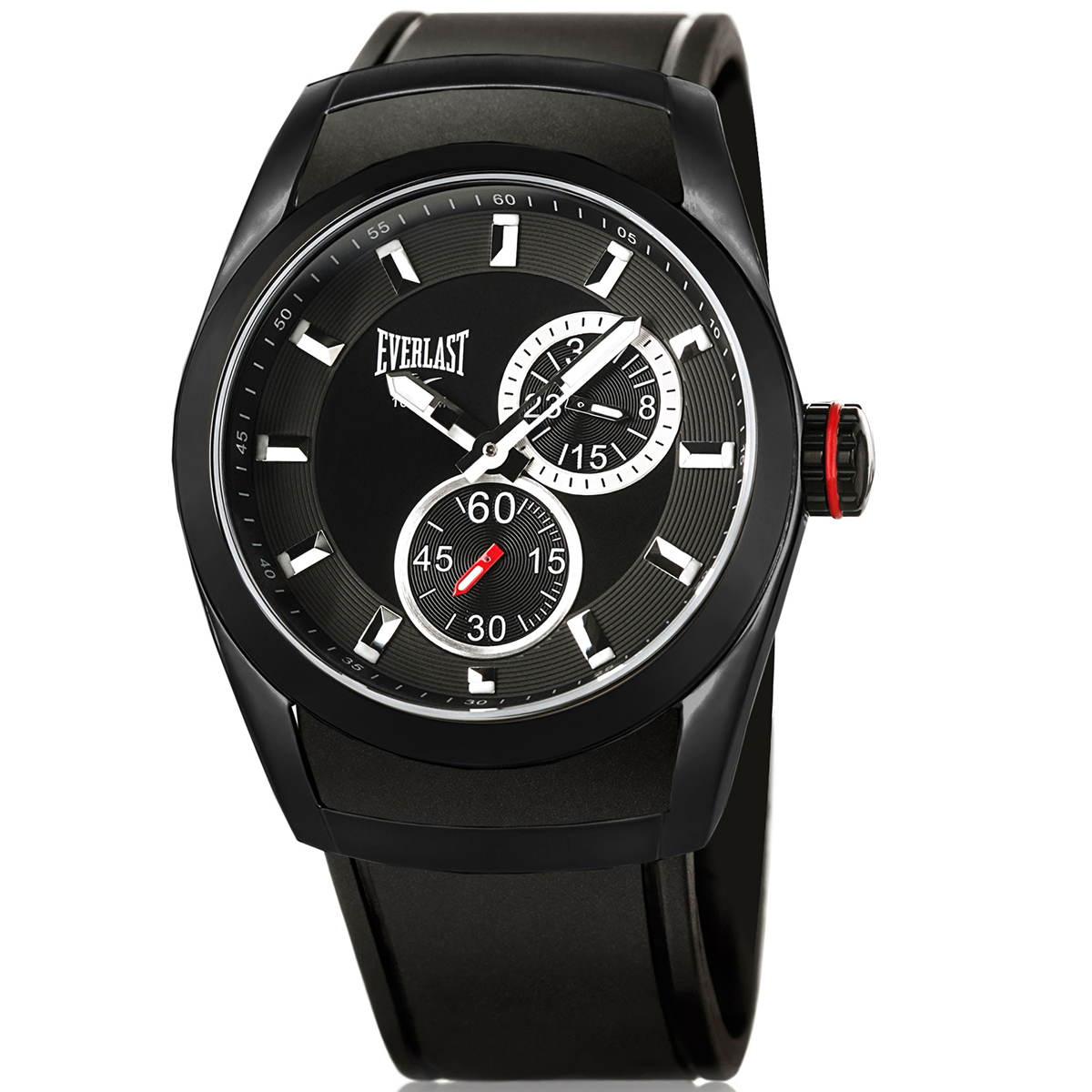 Relógio de Pulso Everlast Masculino Preto Redondo Cronógrafo E135
