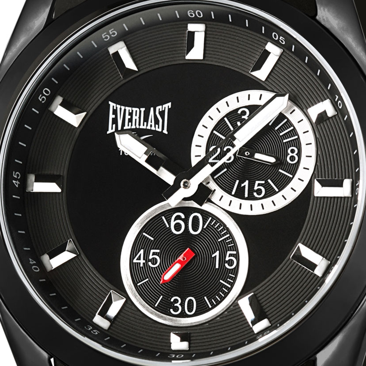 Relógio de Pulso Everlast Masculino Preto Redondo Cronógrafo E135