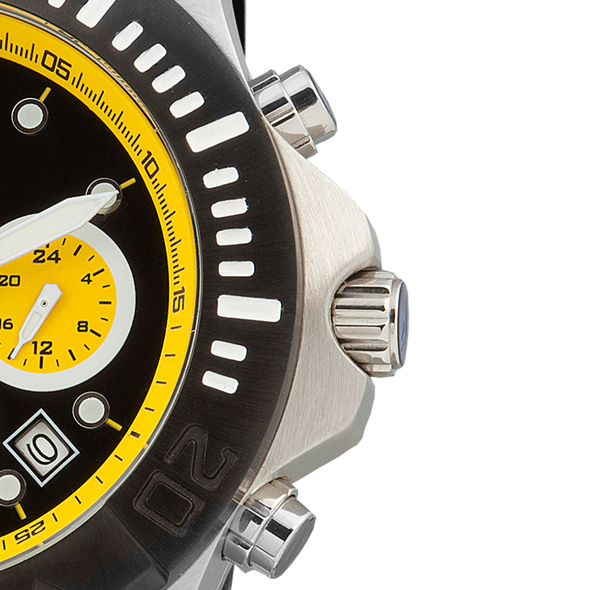 Relógio de Pulso Everlast Masculino Pulseira Silicone Preto Cronógrafo Calendário E464