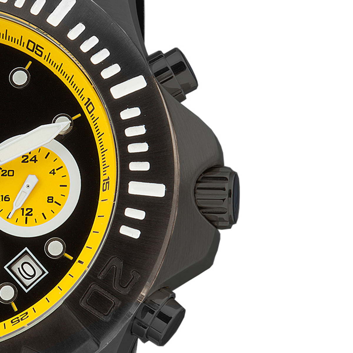 Relógio de Pulso Everlast Masculino Pulseira Silicone Preto Cronógrafo Calendário E465